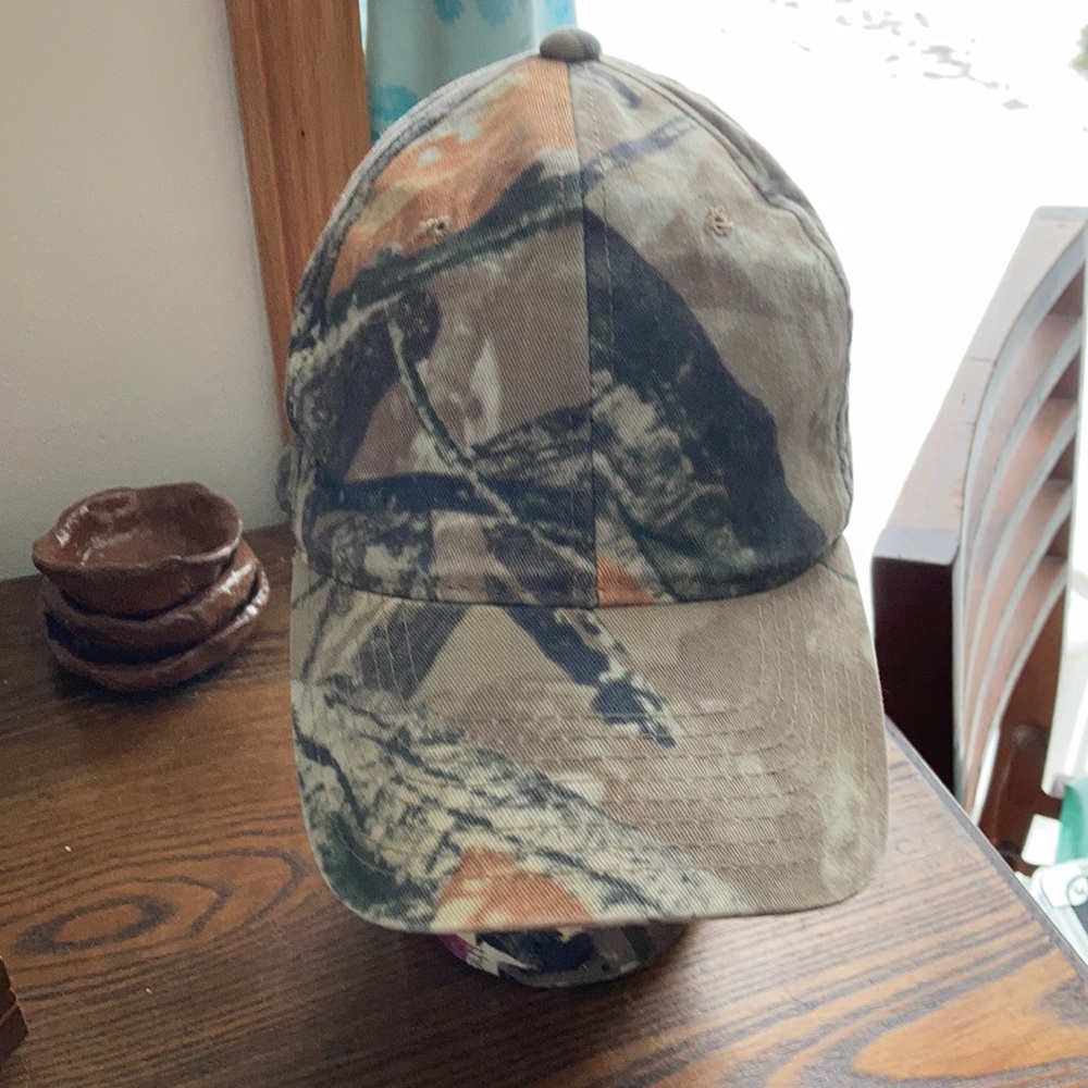 Signature camouflage baseball hat cap